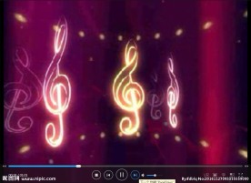 音符 LED 动态 背景素材