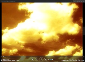 云  LED 动态 背景素材