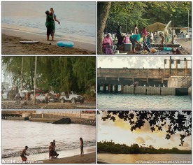 外国海边生活的人群