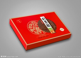 枸杞饼包装展开图