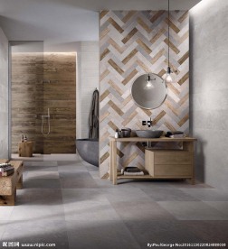 仿古效果图  室内  瓷砖