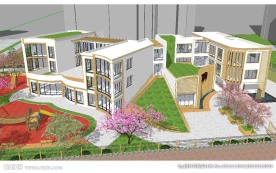 幼儿园精品建筑草图大师SU模型