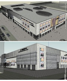 某商场建筑草图大师SU模型