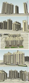 新古典建筑草图大师SU模型