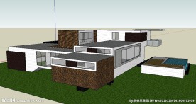 别墅建筑草图大师SU模型