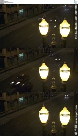 波特兰路灯车流