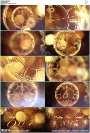 2017金色光斑一分钟新年倒计