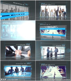 商务公司企业营销推广介绍AE模