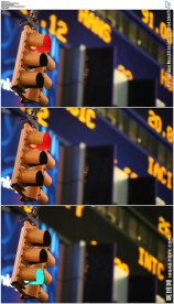 股市前面的交通红绿灯