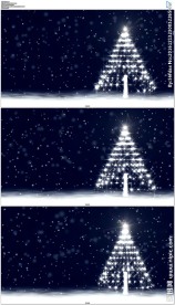 雪花圣诞树背景