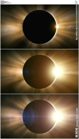 日食月亮遮住太阳