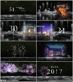 银色60秒倒计时带背景