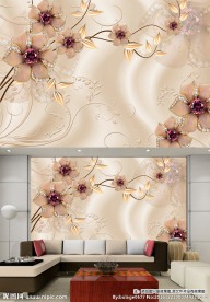 珠宝设计奢华背景墙