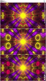 动感光剑万花筒隧道穿梭背景