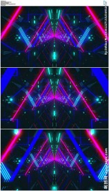 动感三角形隧道穿梭vj背景