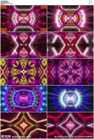五款万花筒隧道穿梭vj素材包