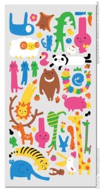 歪脖子卡通动物（矢量）