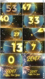 60秒新年倒计时片头视频