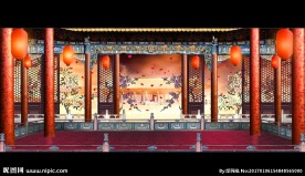 戏曲背景 大戏台