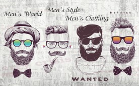 个性潮流男士头像背景墙