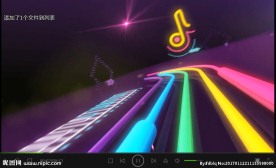 极品欢快节奏音乐动感穿梭舞台背