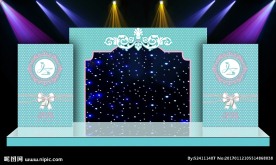 舞台迎宾区背景 婚庆背景 结婚