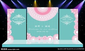 舞台婚庆背景 结婚背景