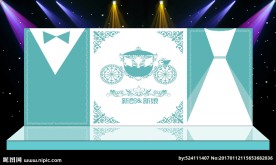 结婚婚庆舞台背景