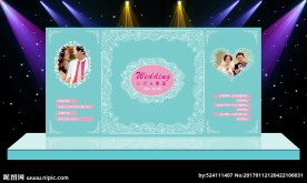 婚庆舞台背景 结婚背景