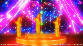 酷炫绚丽印度舞肚皮LE演出背景