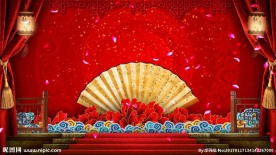 led晚会戏曲背景 大戏台