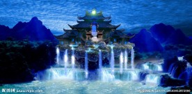 高山流水人间仙境led