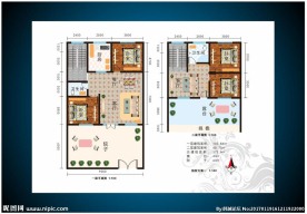 房地产户型图素材