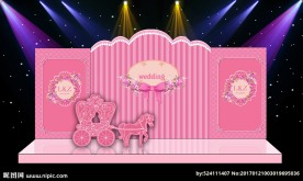 结婚婚庆 活动舞台背景