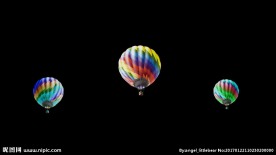 热气球透明素材
