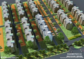 小区鸟瞰图