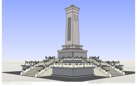 纪念碑草图大师SU模型