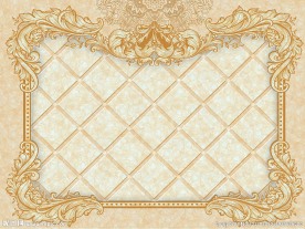 欧式花纹背景墙