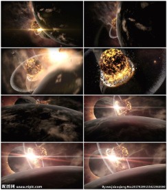 震撼行星撞击星球演化
