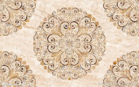 中式花纹背景墙