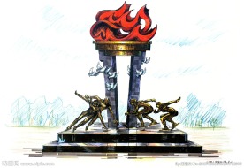 飞跃 雕塑设计图