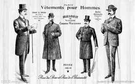 黑白系列绅士男装背景墙装饰画