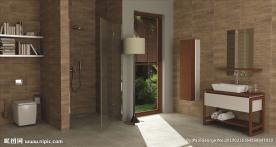瓷砖效果图  卫浴空间  瓷片