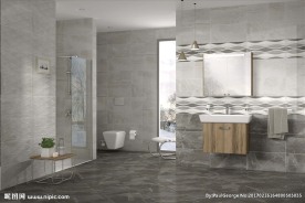 瓷砖效果图  卫浴空间  瓷片