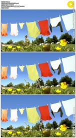 小孩在花园玩球