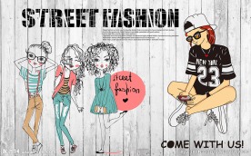 木板服装店女装店装饰画背景墙