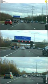 高速公路上开车行驶