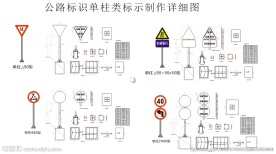 公路单柱标识类