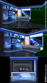 新闻 演播室 演播厅 直播间