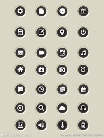 按钮图标标志标识icons